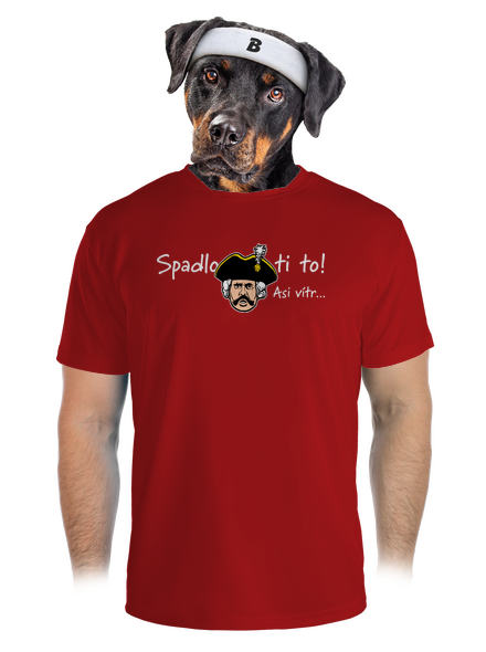 Spadlo ti to pánske športové tričko Red Mal