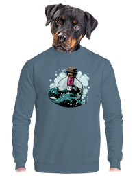 unisex mikina bez kapucne