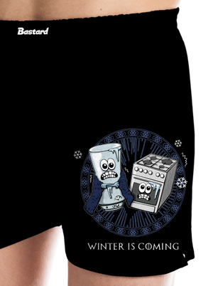 Winter is coming pánske trenky Black