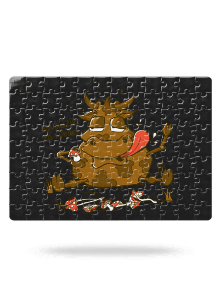Hovädzie na hubách puzzle White