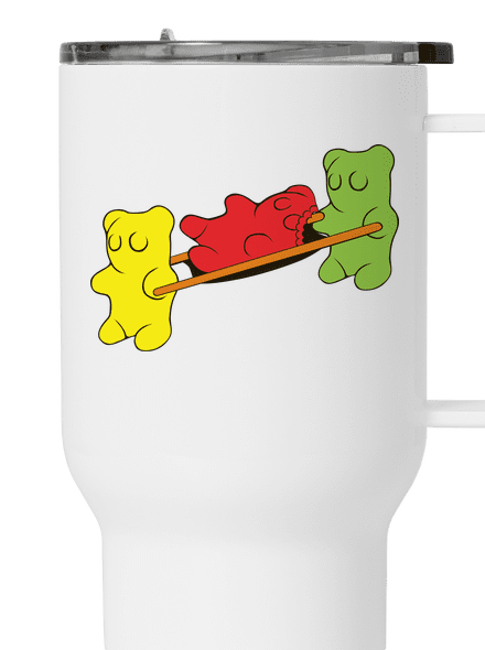 Gumkáči termohrnček White
