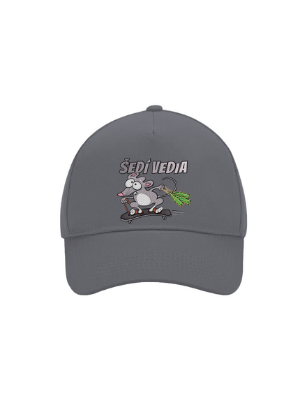 Šedí vedia - myšiak šiltovka baseballka Graphite grey