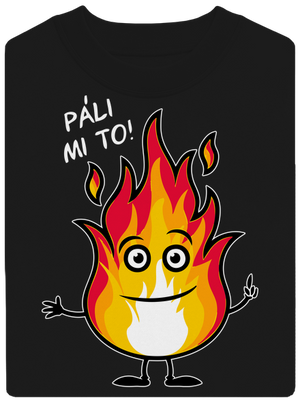 Páli mi to unisex mikina bez kapucne Black