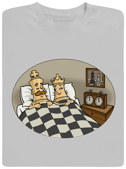 Šachová odysea pánske tričko Pacific Grey