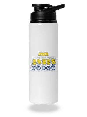 Pivotón flaša na vodu White