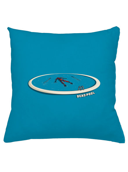 Dead in pool vankúš Blue Turquoise