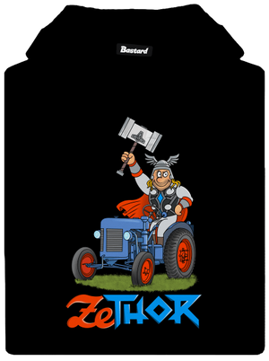 ZeThor pánska mikina klokanka Black