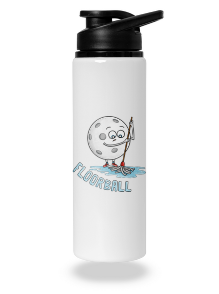 Floorball flaša na vodu White