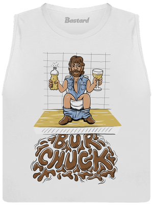 BurChuck dámske tielko voľné White