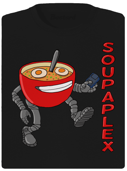Soupaplex dámske športové tričko Black