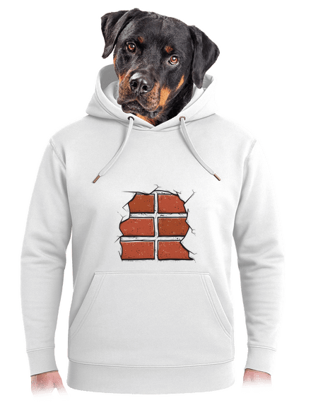 Tehly unisex mikina premium Snowwhite