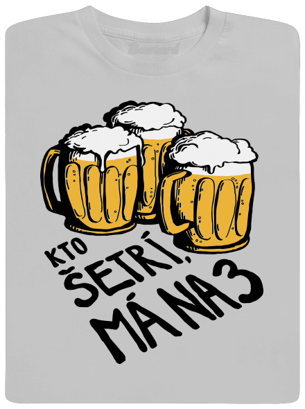 Kto šetrí, má na tri pánske tričko Pacific Grey