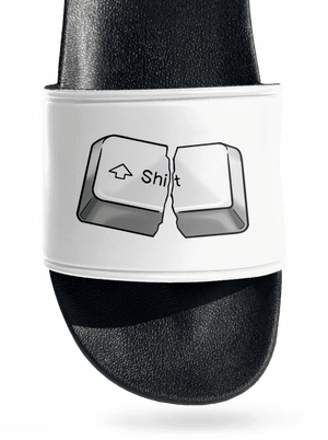 Shift šľapky White