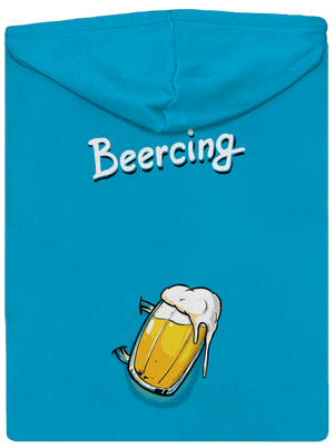 Beercing dámska mikina na zips Blue Atol