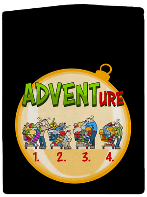 Adventure pánska mikina na zips Black