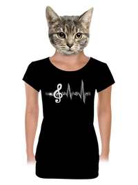 dámske tričko s lemom