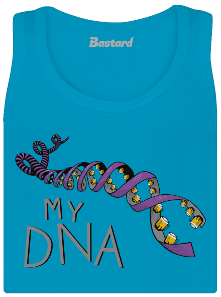 My DNA dámske tielko klasické Blue Atol