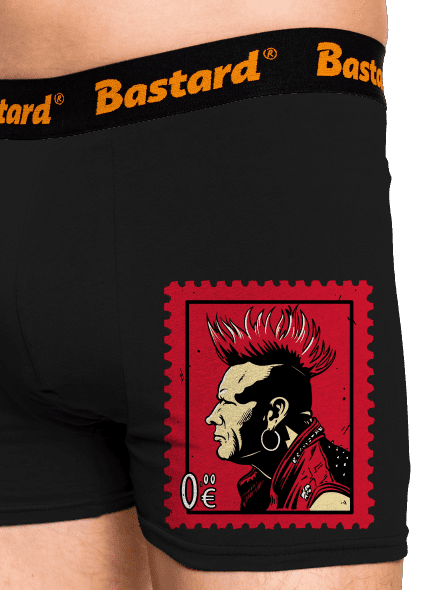 Známka punku boxerky Black