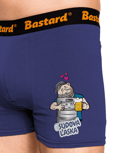 Osudová láska boxerky Blue Navy