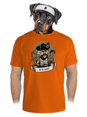 B14: S čerty nejsou žerty pánske športové tričko Neon Orange