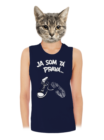 Hľadám tú pravú dámske tielko voľné Navy