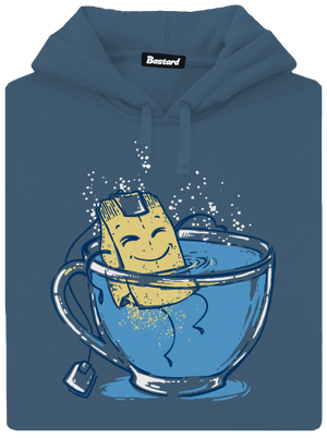 Relax dámska mikina klokanka Denim