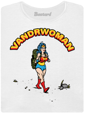 Vandrwoman dámske tričko s lemom White