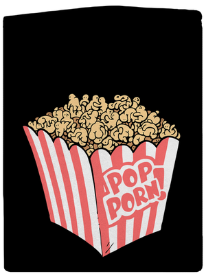 Popporn dámska mikina na zips Black