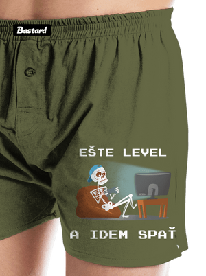 Ešte level pánske trenky Khaki