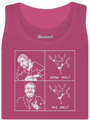 Cimrman: Copak jmelí dámske tielko klasické Magenta