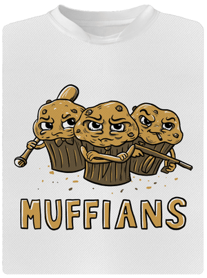 Muffians pánske športové tričko White