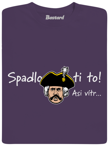Spadlo ti to pánske tričko Urban Purple