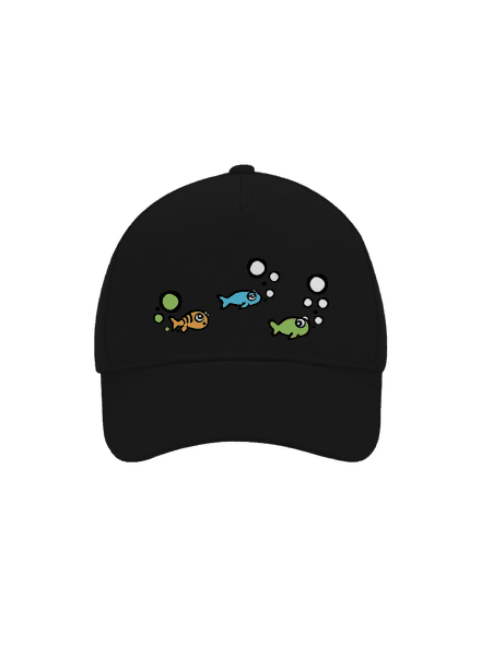 Nehoda šiltovka baseballka Black
