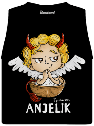 Anjelik dámske tielko voľné Black