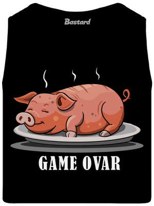 Game ovar pánske tielko Black