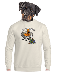 unisex mikina bez kapucne