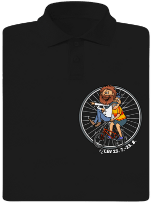 Cyklistický horoskop: Lev pánska polokošeľa Black