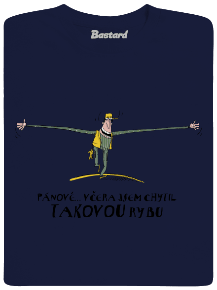 Takúto rybu som chytil pánske dlhý rukáv Navy