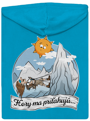 Hory ma priťahujú dámska mikina na zips Blue Atol