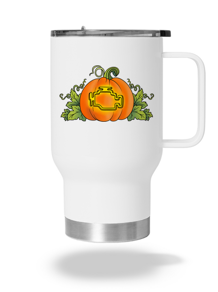 Strašidelný Halloween termohrnček White