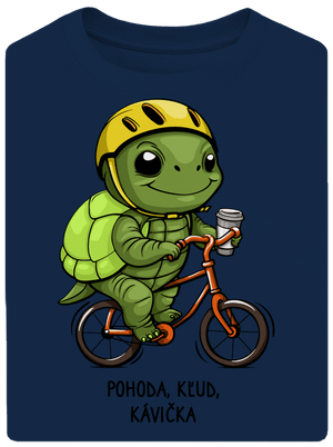 Pohoda, kľud unisex tričko oversized Midnight Blue