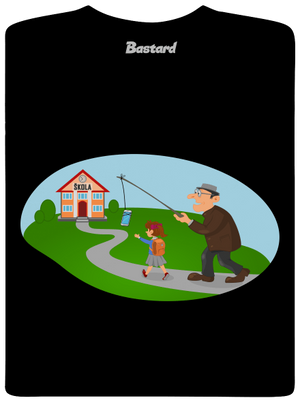 Naspäť do školy detské tričko Black