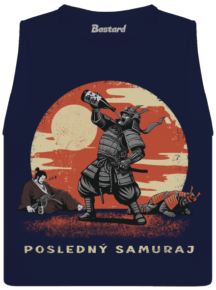 Posledný samuraj dámske tielko voľné Navy