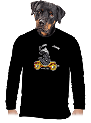 Votrelníček pánske dlhý rukáv Black