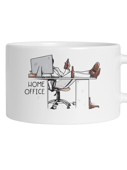 Home Office hrnček makronka White