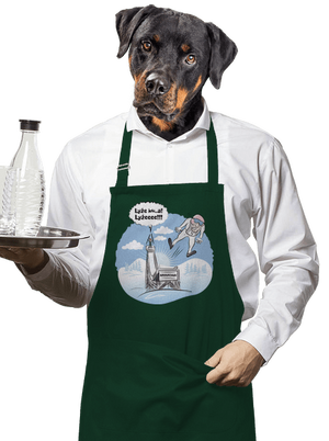 Lyže zástera Bottle Green