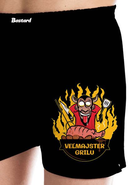 Veľmajster grilu pánske trenky Black
