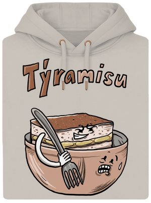 Týramisu unisex mikina premium Pastel Macchiato