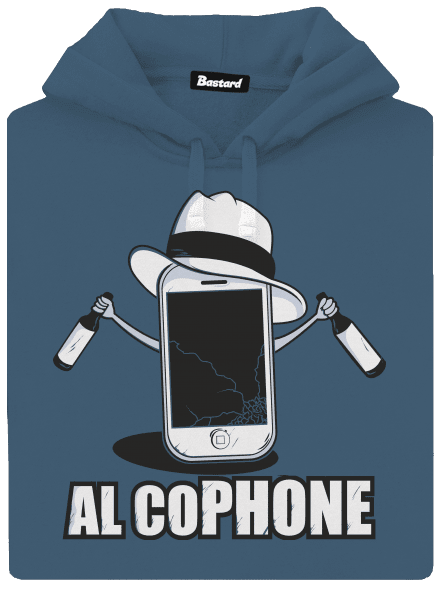 Al Cophone dámska mikina klokanka Denim