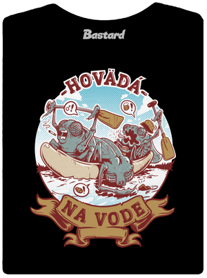 Hovädá na vode dámske tričko Black